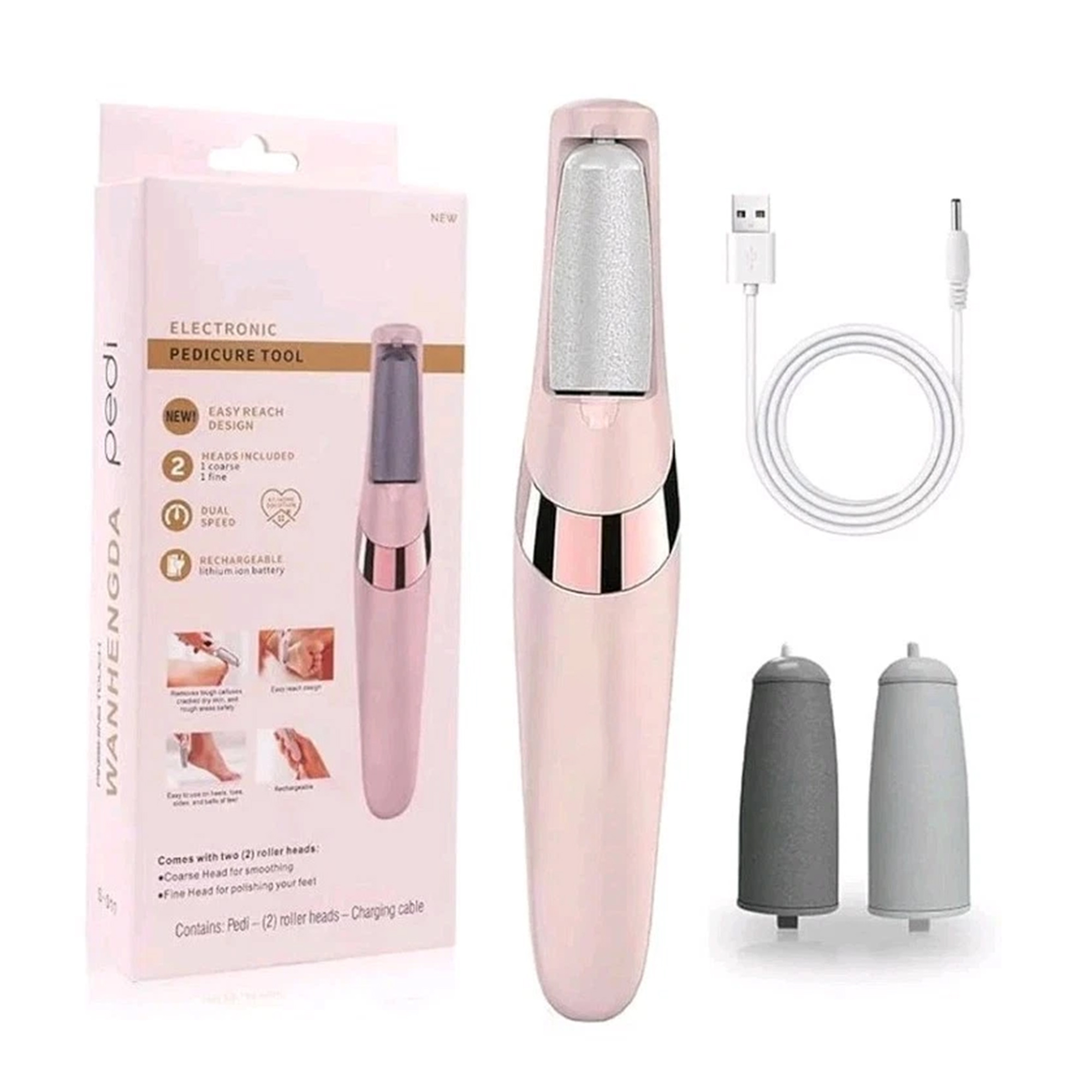 مقشر القدم الحديث القابل لاعادة الشحن - الصورة 2